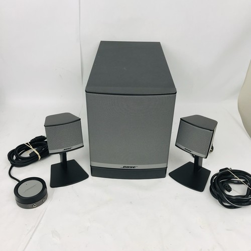 Système de haut-parleurs multimédia Bose Companion 3 Series II pour ordinateur avec câbles, pod