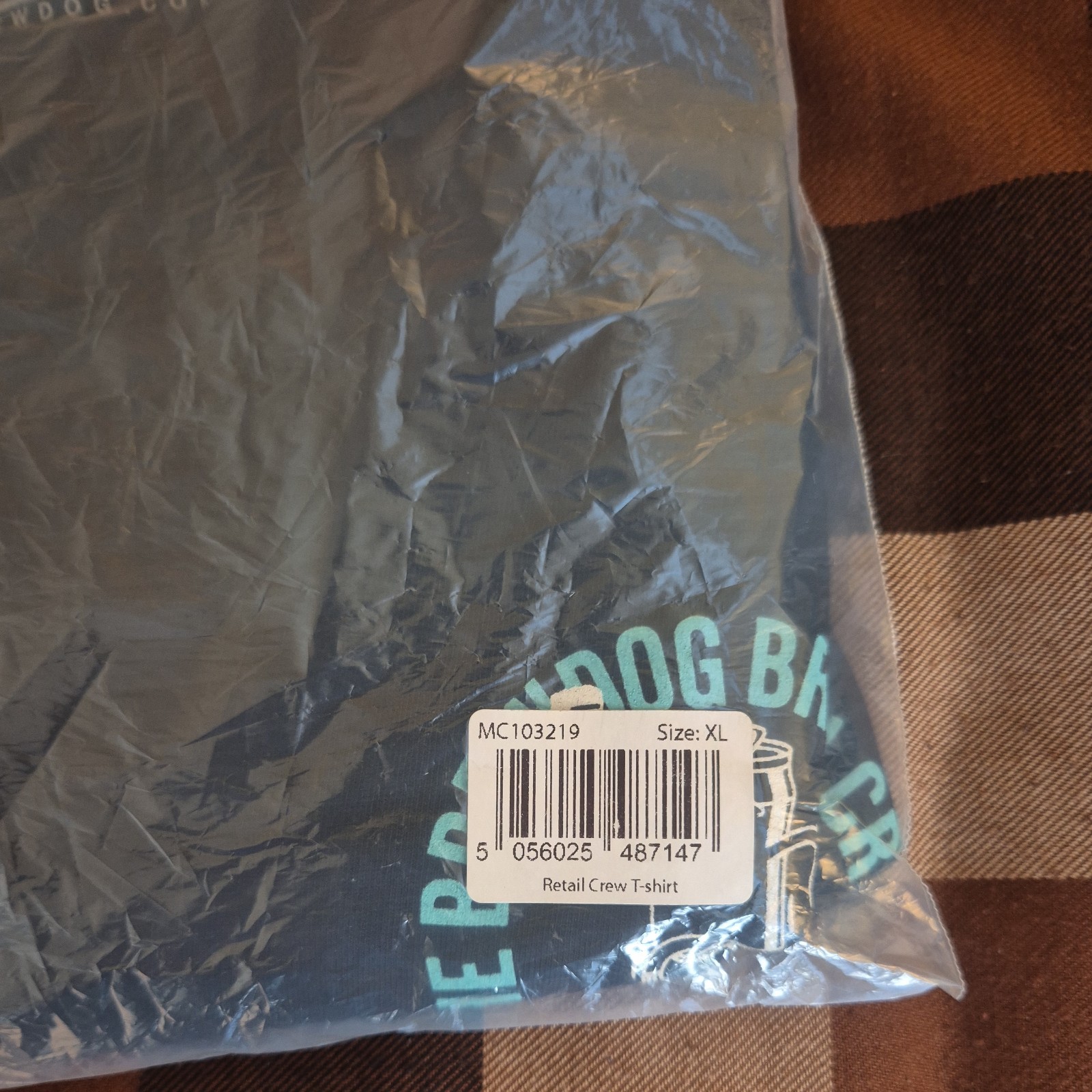 BrewDog Crew T Shirt Size XL Black Brand New image 3