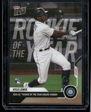 2020-21 Topps Now Off-Season #OS-28 Kyle Lewis Rookie Card. rookie card picture