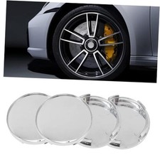 4PCS Wheel Center Caps, 2.36in X 2.2in X 0.57in Snap-in Center Caps for silver