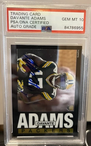 2014 Topps Chrome - 1985 Design Davante Adams On Card Auto PSA/DNA 10 RC Packers