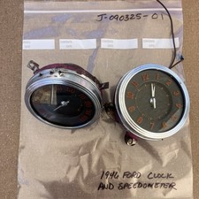 1941 1946 1947 Ford Mercury Clock And Speedometer