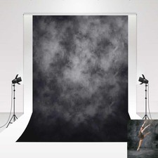 5x7ft Medium Grey Portrait Backdrop Abstract Texture Fabric for Headshots