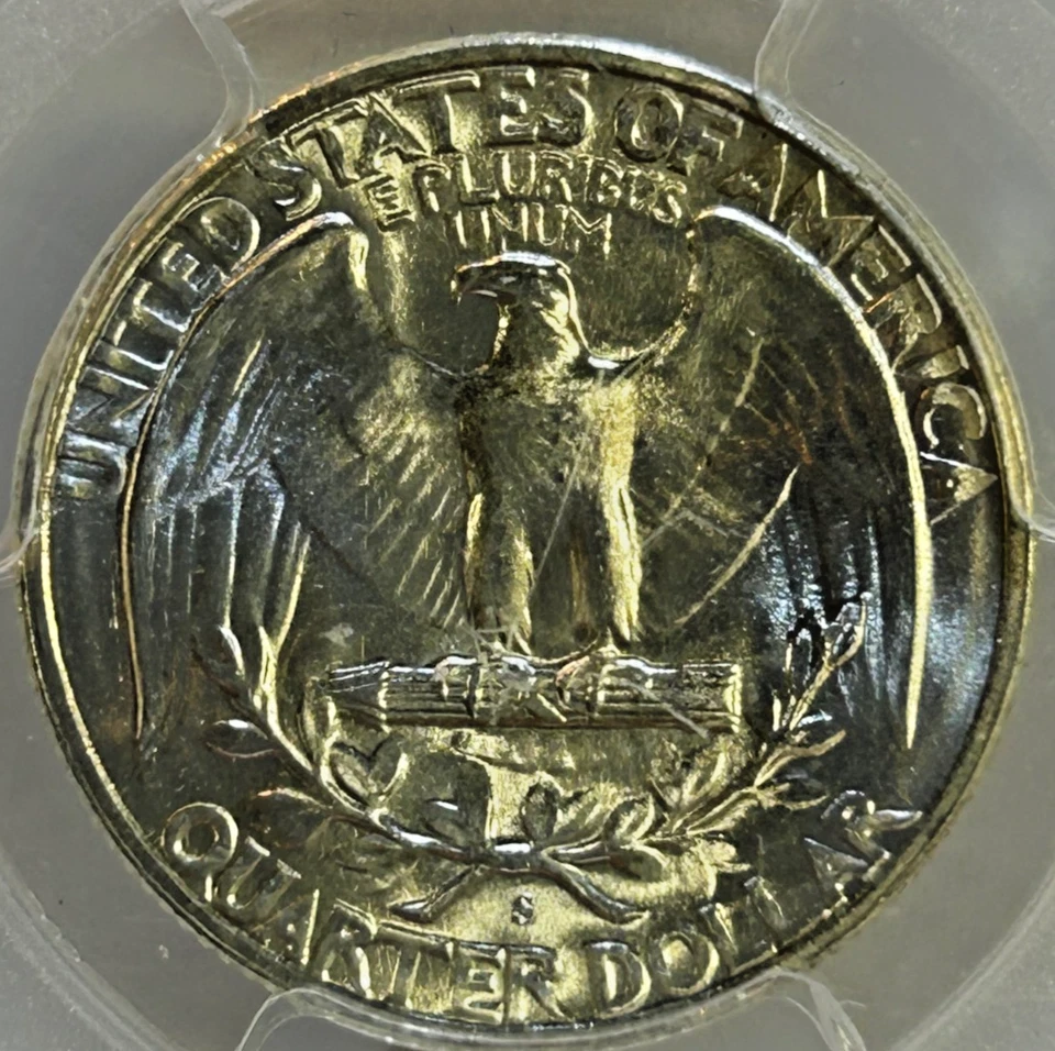 1947-S Silver Washington Quarter MS 65 PCGS, Beautiful Coin, Blast White!! - Image 4 of 4