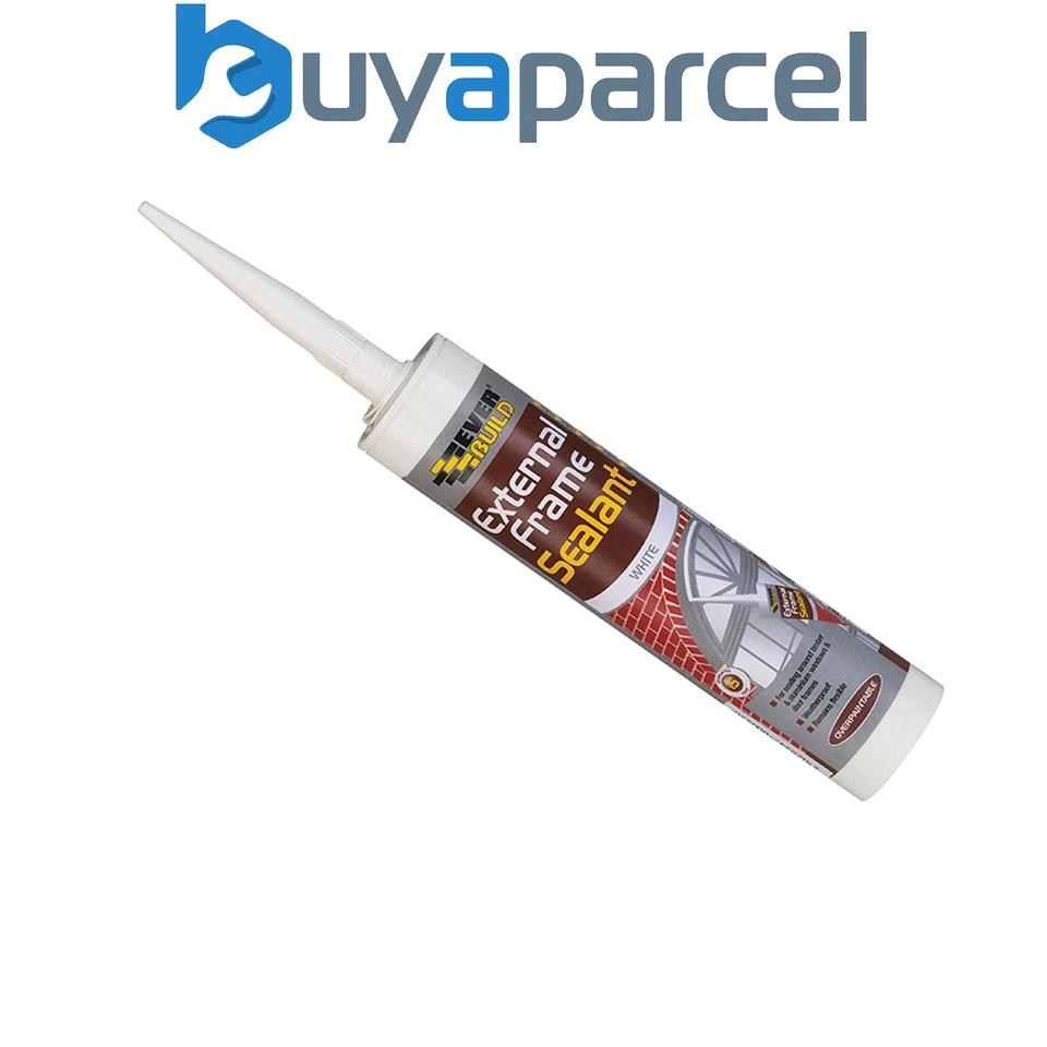 EVERBUILD SIKA Everbuild EXTGY External Frame Acrylic Sealant Grey 290ml EVBEXTGR