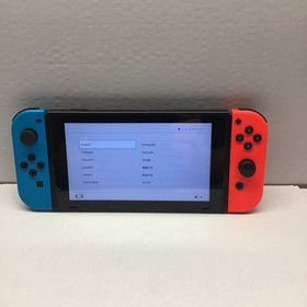 Nintendo Switch HAC-001(-01) Red/Blue Joy-Con Tested Working Console