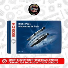 Bosch Be1210h Front Disc Brake Pad Set Ceramic For 2009-2019 Toyota Corolla Bosch Be1210h Front Disc Brake Pad Set Ceramic For 2009-2019 Toyota Corolla