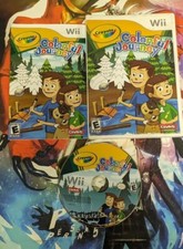 Crayola Colorful Journey (Nintendo Wii, 2009) Cracked Case Tested Working 