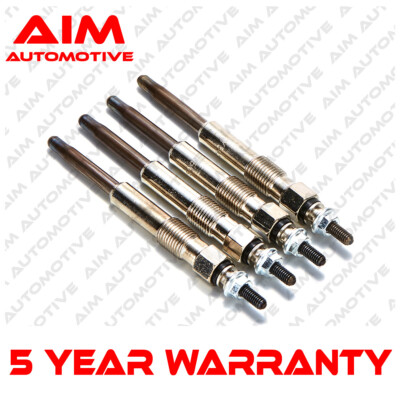 AIM 4X FOR LDV PILOT 1.9 (2001-) DIESEL HEATER GLOW PLUGS PLUG FULL SET NEW