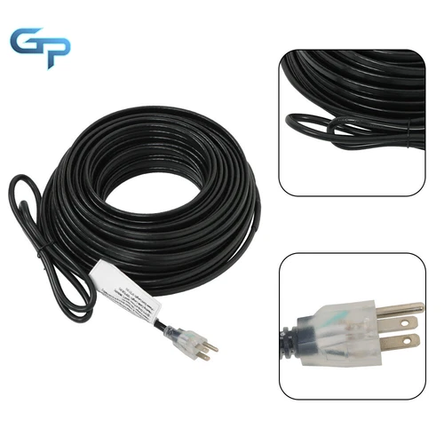 120 Feet Heat Tape For Water Pipes Heating Cable For Pipe Freeze Protection 120V