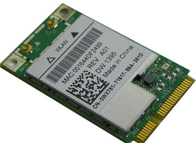 Dell BCM94312MCG DW1395 802.11G Mini PCI-E Wireless Card 0JR356 M1530 M1710