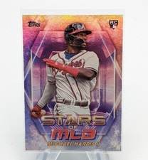 Michael Harris Jr 2023 Topps Series 2 Baseball Stars Of MLB Foil RC #SMLB-35 A