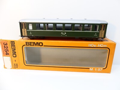 Bemo H0e 3254 Personenwagen 2.Kl., RhB, DC, TOP in OVP #47574