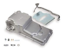 Holley 302-2 Gm Ls Engine Retro-fit Cast And Machined Aluminum Oil Pan