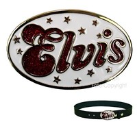 Rockabilly Elvis Buckle Rock`N Roll 50S Retro Fan GüRtelschnalle Music *049 R/Gl