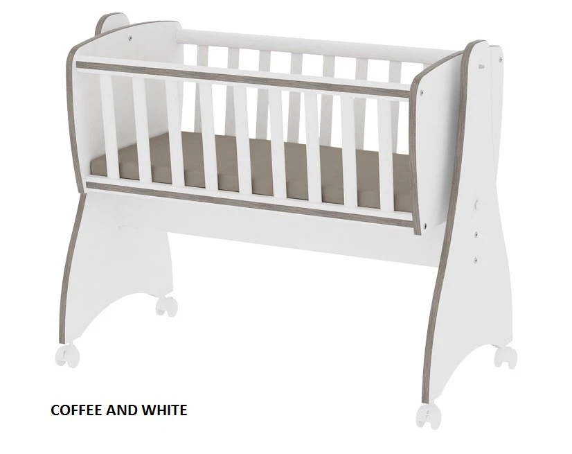 Baby swing cotbed Lorelli First Dreams with four wheels - Image 2 of 2