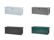 Stahlbox Gartentruhe Auflagenbox für Kissen Auflagen Kissenbox Werkzeugtruhe Box
