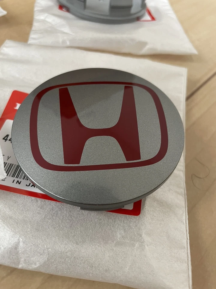 INTEGRA DC5 TYPE-R RSX ACURA CIVIC FD2 TYPE-R WHEEL CENTER CAP 4 SET OEM JDM - Image 3 of 4