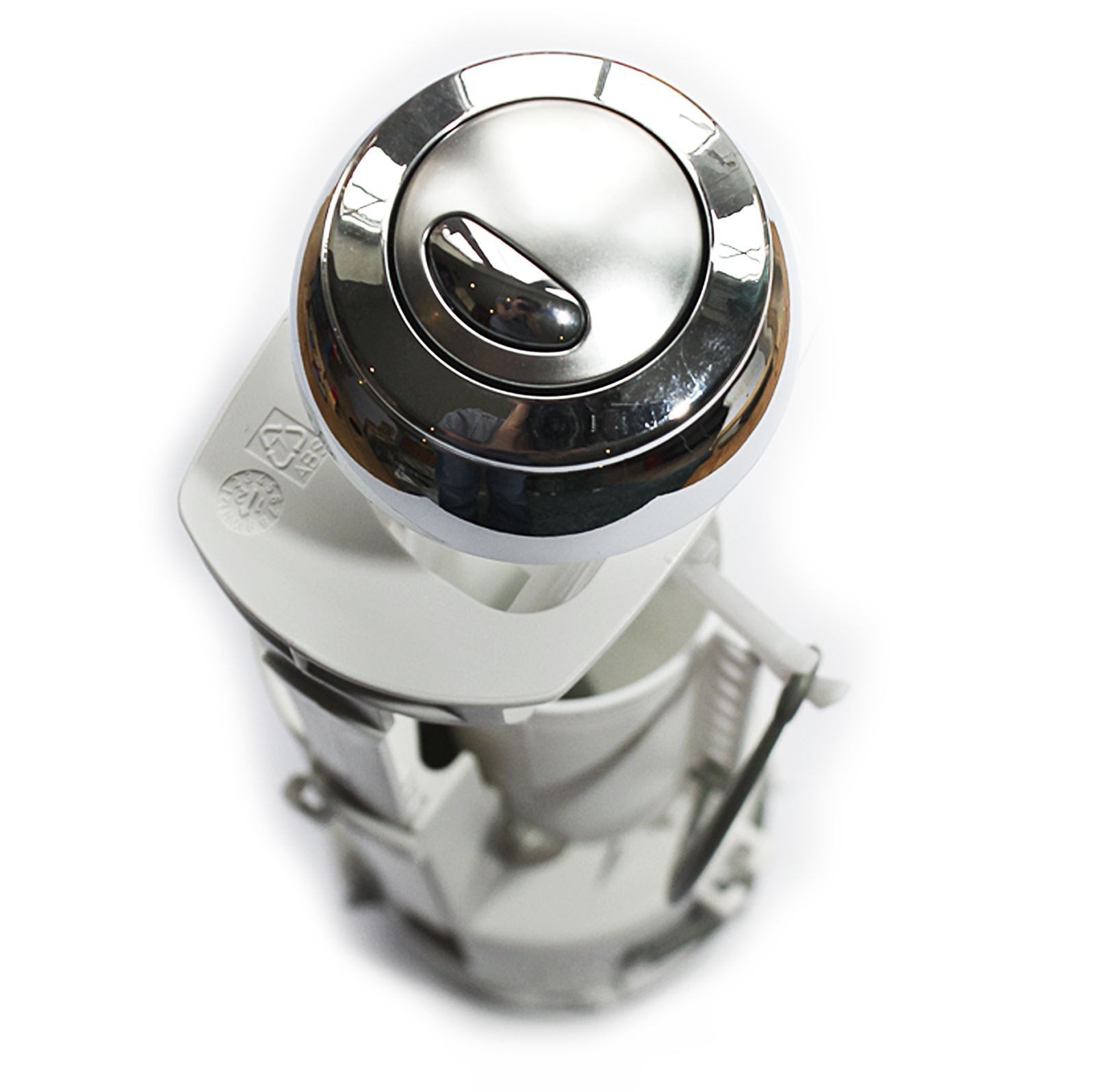 SIAMP Optima 49 Dual Flush Valve with Chrome button 2 inch outlet