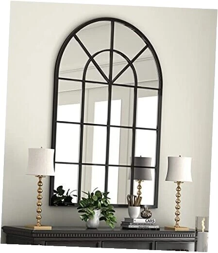 Metal Frame Arched Contemporary Home Décor Mirrors