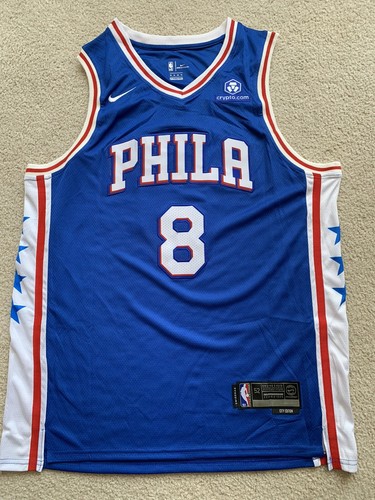 NWT Nike Sixers 76ers Paul George City Edition Jersey Size 3XL - Picture 2 of 3