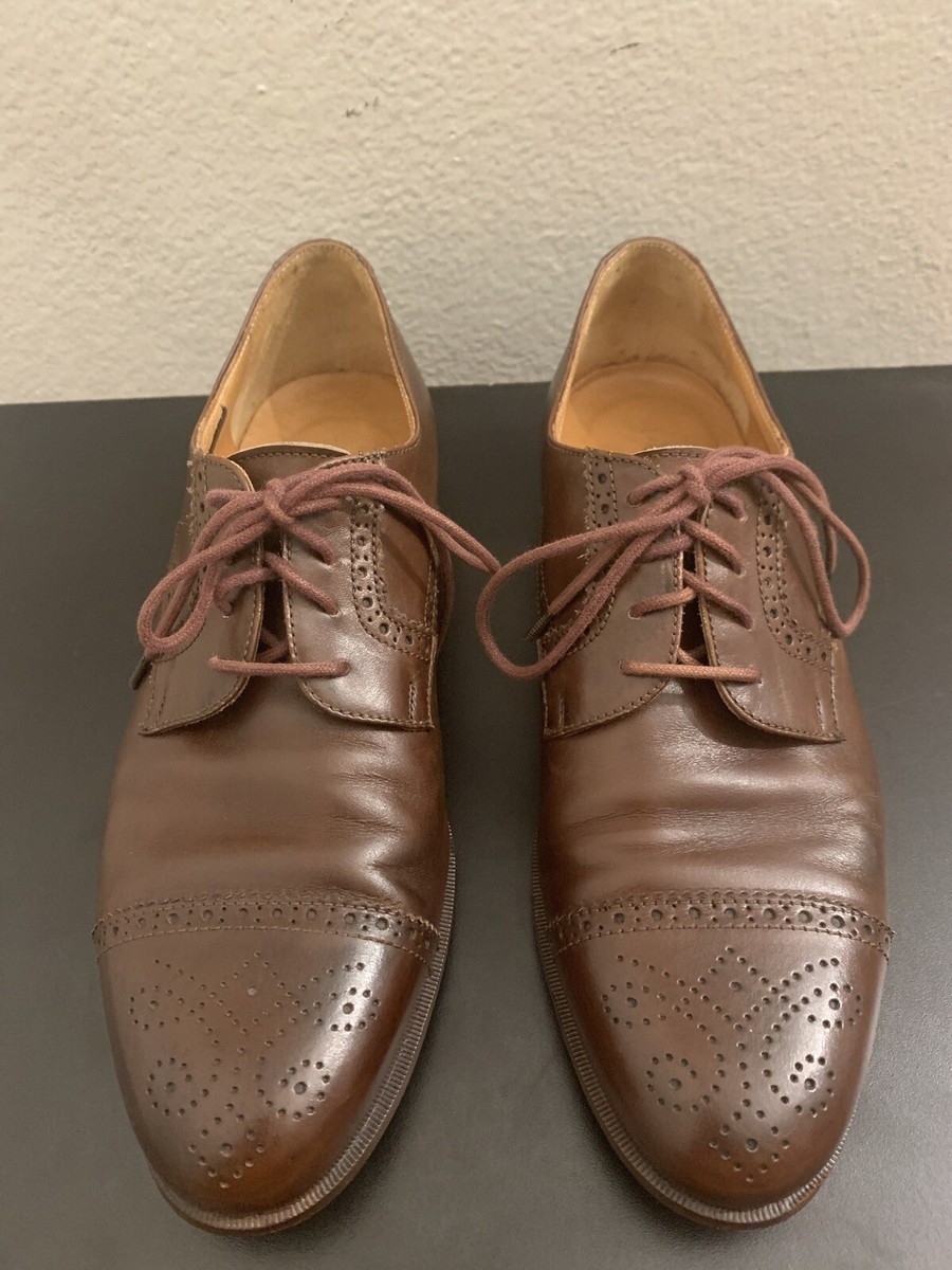Polo Ralph Lauren Made In Italy brouge Captoe Derby Shoes  display picture 1