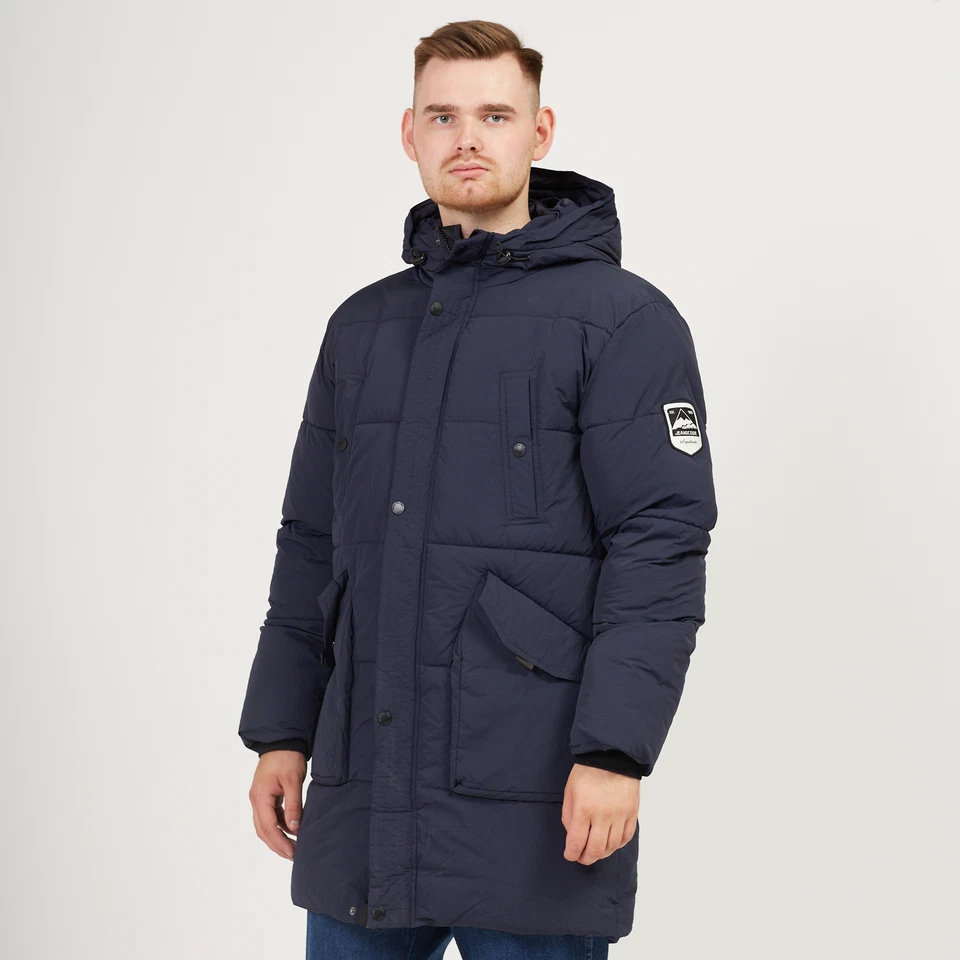 Indicode Herren Jacke Winterjacke lang Parka Winterparka Outdoor Wintermantel - Bild 2 von 4