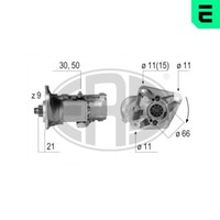 ERA Anlasser Starter 2Kw FüR Land Rover Defender Station Wagon Discovery II