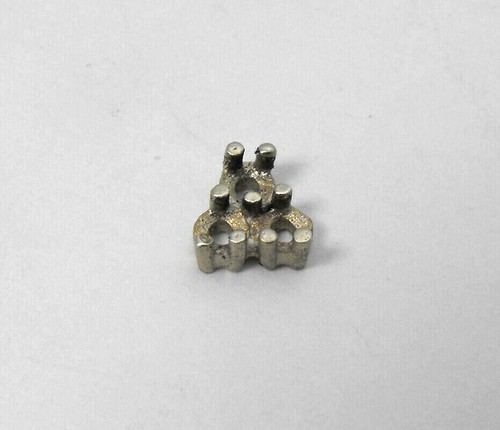 MASSIVES WEISSGOLD 14K 3 Steinfassungen Cluster für 2 mm große Steine 14 Karat WG