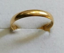 Goldring Ehering Bandring Gelbgold Ring 750 18K, Gr.60, 2.57g, Top 💞💞💞💞