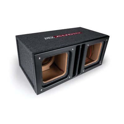  MTX AUDIO SLH10X2S Sledgehammer Unloaded Enclosure  Dual 10'' Square Subwoofers