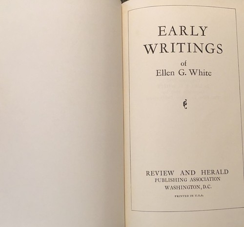 Ellen G. White Duo: Early Writings ~ Steps to Christ 1945 RH and PP Hardcover - Picture 9 of 24