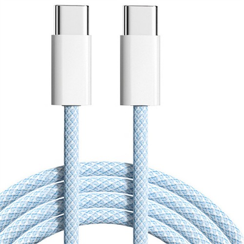 Type C to Type-C Cable PD 60W Fast Charger Braided Long USB C Leads For Samsung - Picture 12 of 16