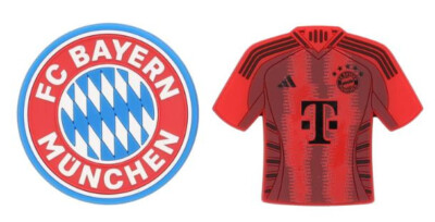 Original FCB FC Bayern München Magnet Logo & Trikot 2er-Set (Artikel-Nr. 34990)