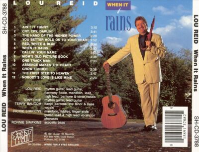 LOU REID WHEN IT RAINS NEW CD