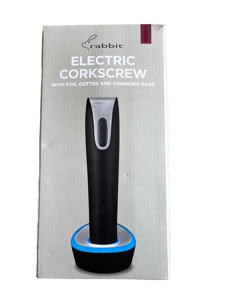 e-Rabbit Rechargeable Electric Wine Corkscrew – Effortless Rabbit Corkscrew for Quick and Easy Wine Opening e-Rabbit Rechargeable Electric Wine Corkscrew – Effortless Rabbit Corkscrew for Quick and Easy Wine Opening