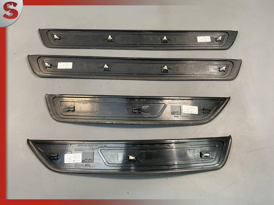 Juego de 4 placas de desgaste de panel de 5 bandas de rodadura híbrido activo BMW F10 12-16 51477309489 FABRICANTE DE EQUIPOS ORIGINALES Foto 4 de 4