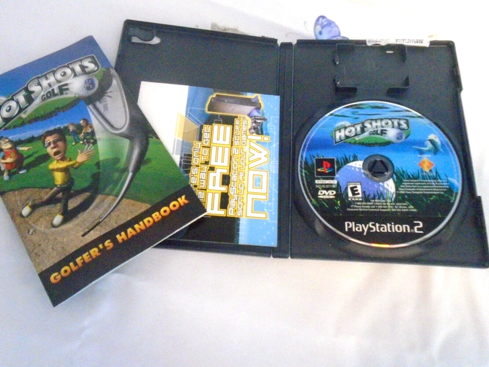 Hot Shots Golf 3 (PS2 PlayStation 2 Black Label Complete w/Manual - Image 2 of 2
