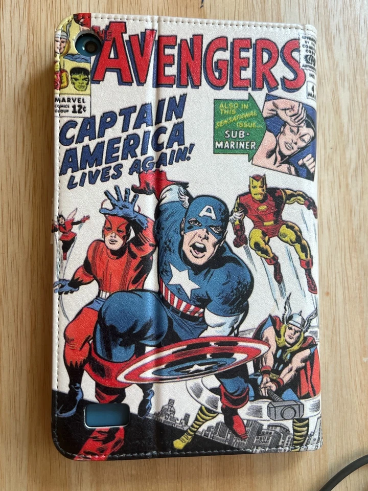 Fire 7 Tablet (7" display, 16 GB) - Twilight Blue - bundle w/ Avengers Case! - Image 3 of 4