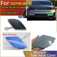 Rear Bumper Tow Hook Eye Cover Cap For BMW M320i M330i M Sport 2023 2024 2025