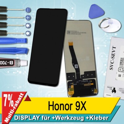 Display Huawei Honor 9X Bildschirm Original Service Pack Schwarz+