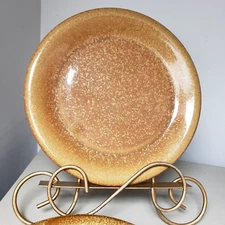 SET,4* Studio Nova Stoneware Copper Suite~Dinner Plates 10 3/4"~ PR201, * GLOSSY