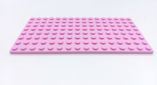 LEGO 8x16 BRIGHT PINK x 4 Base Plate 8x16 STUDS (PINS) Brand New - Picture 2 of 4