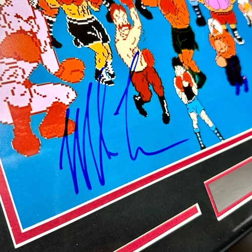Mike Tyson SIGNED Framed Collage Nintendo Punch-Out Cartridge & Photo Authentic - Picture 2 of 11