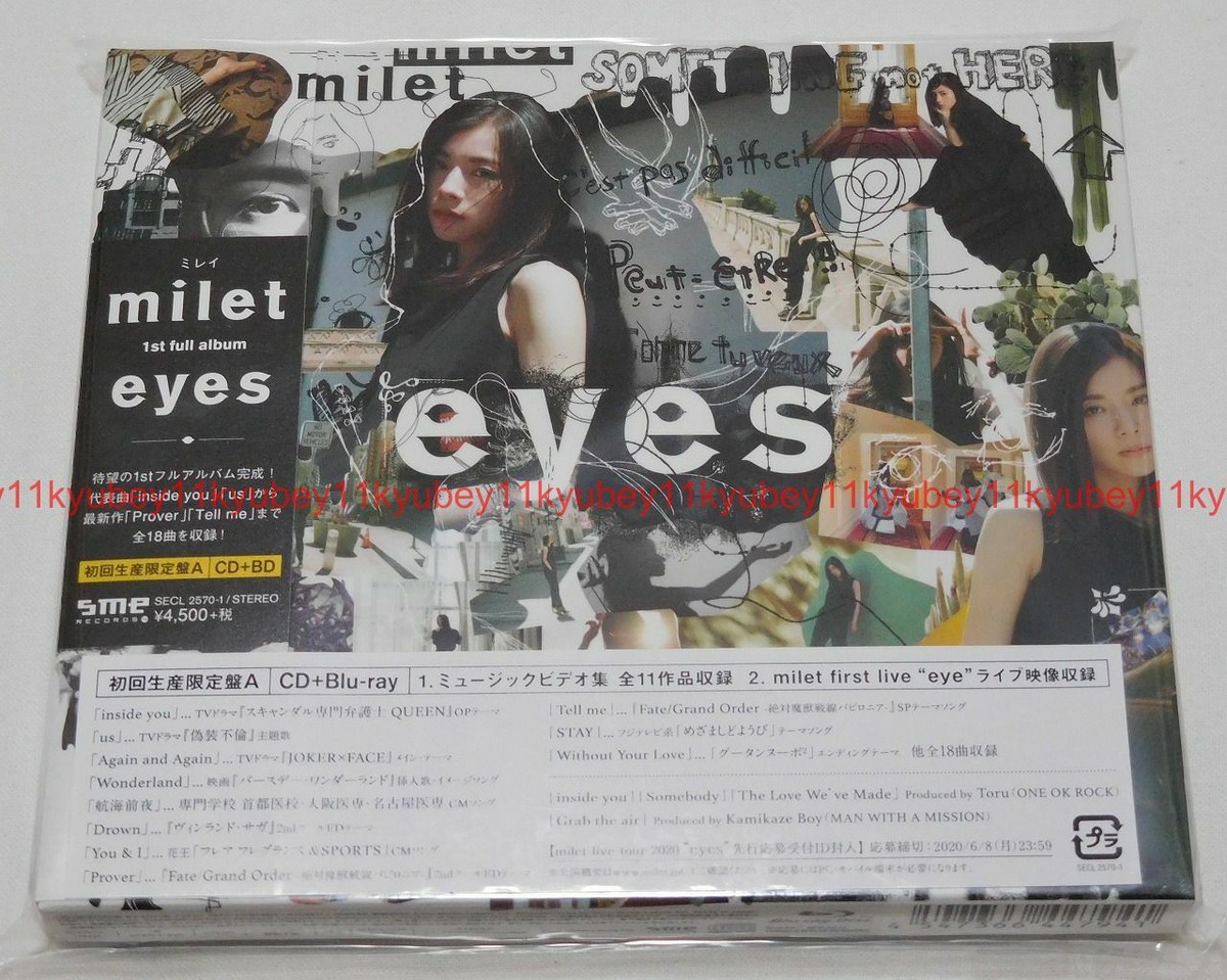 milet eyes CD・Blu-ray milet eyes first production limited edition A CD (with Blu
