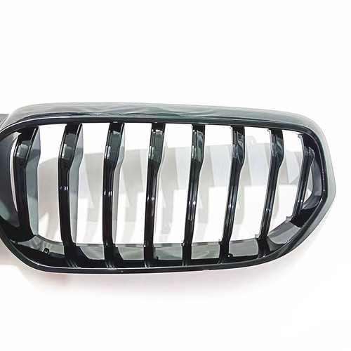 Black Front Bumper Grille Single Slat For BMW 6 Series G32 6GT 2021-2023 Advance - Picture 4 of 7