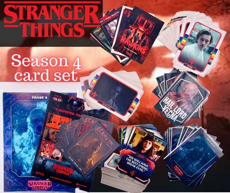2023 TOPPS STRANGER THINGS Season 4 Zerocool MASTER set & ALL