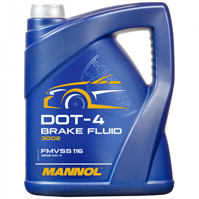 5,1 kg J1703 Bremsflüssigkeit MANNOL DOT4 SAE für Ducati Honda Husaberg Kawasaki