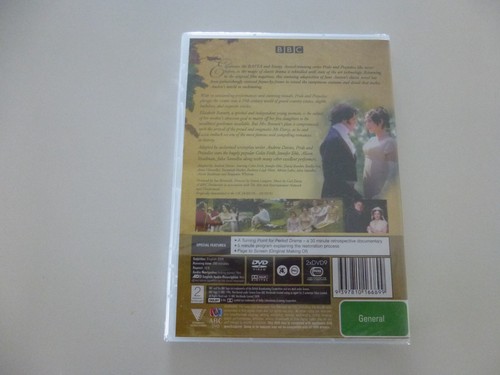 Pride and Prejudice - Colin Firth & Jennifer Ehle - DVD - Region 4 -STILL SEALED - Picture 2 of 2