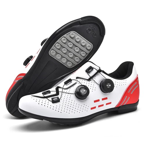 Road Mountain Cycling No Cleat Shoes Flat Pedal Bicycle Speed Racing Footwear - Picture 25 of 34